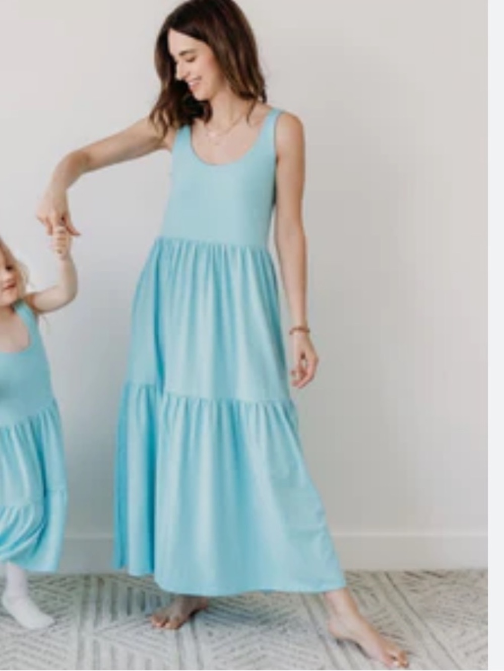 41. smash + tess midi dress tiered xxs